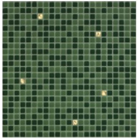 BISAZZA Adriana Oro mozaika szklana zielona (031200063LO)
