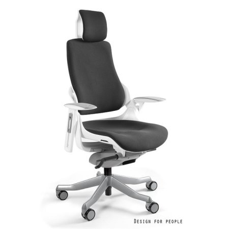 Unique Wau Fotel biurowy, tkanina BL, czarny W-609W-BL418