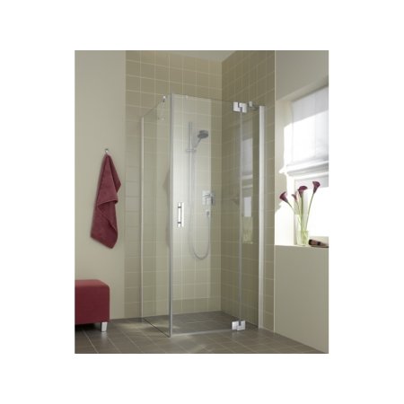 Kermi Filia XP Drzwi wahadłowe 1 skrzydłowe z polem stałym do ścianki - prawe 130 cm FX1WR13020VPK