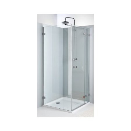 Koło Next Drzwi prysznicowe 90x195 cm z powłoką Reflex prawe, profile srebrne szkło przezroczyste HDSF90222003R
