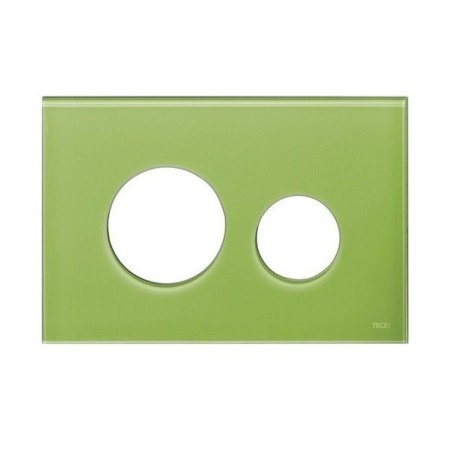 Tece Loop System Modułowy Płytka do przycisków spłukujących Tece Loop do wc, szklane, trawiasta zieleń 9240685