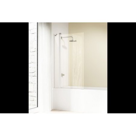 Huppe Design Elegance Parawan nawannowy 2-częściowy - 95/150 biały Szkło Intima Anti-Plaque 8E2001.055.375