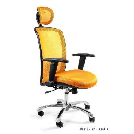 Unique Expander Fotel biurowy żółty W-94-10