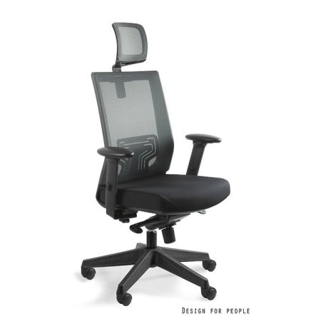 Unique Nez Fotel biurowy szary W-879K-MESH32