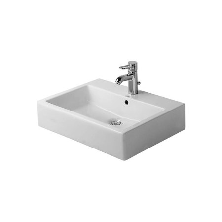 Duravit Vero Umywalka nablatowa 60x47 cm z otworem na baterię z powłoką WonderGliss, biała 4546000271