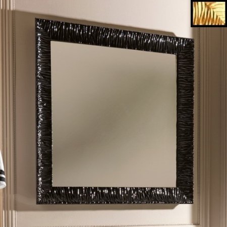 Kerasan Retro Lustro łazienkowe 100x100 cm, złota rama 736403