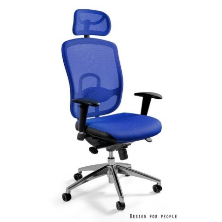 Unique Vip Fotel biurowy niebieski W-80-7