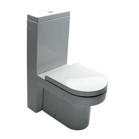 Hatria Daytime Zbiornik WC z podłączeniem z tyłu 37x90x13 cm, biały Y0MK01