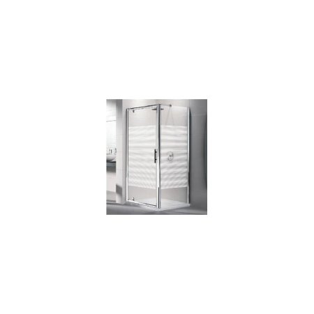Novellini Lunes Drzwi obrotowe - profil srebrny 90 cm LUNESG90-1B