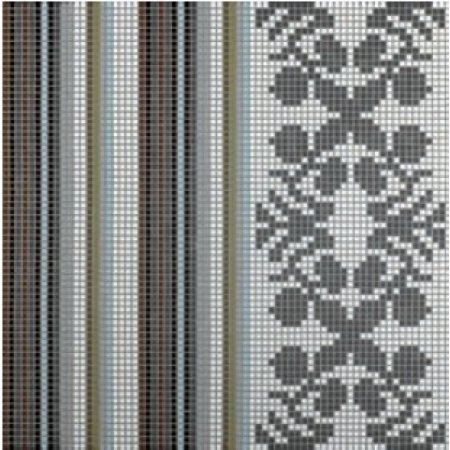 BISAZZA Wallpaper Grey mozaika szklana biała/szara (BIMSZWAG)