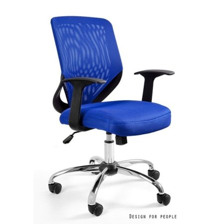 Unique Mobi Fotel biurowy niebieski W-95-7