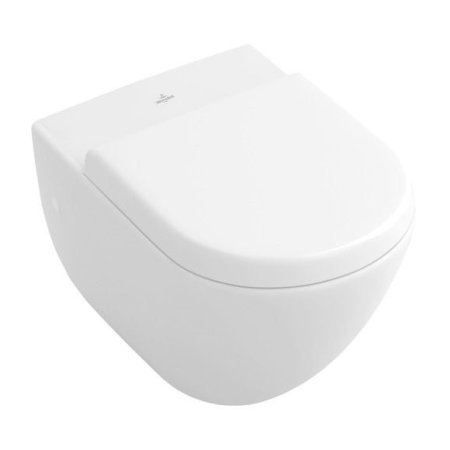 Villeroy & Boch Subway Toaleta WC podwieszana 37x56 cm z półką, z powłoką CeramicPlus, biała Weiss Alpin 660310R1