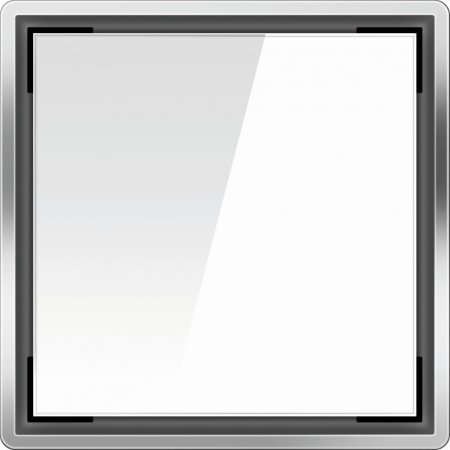 Aco Easyflow E Mix Ruszt do odpływu punktowego szklany 12,8x12,8 cm biały 5141.38.02