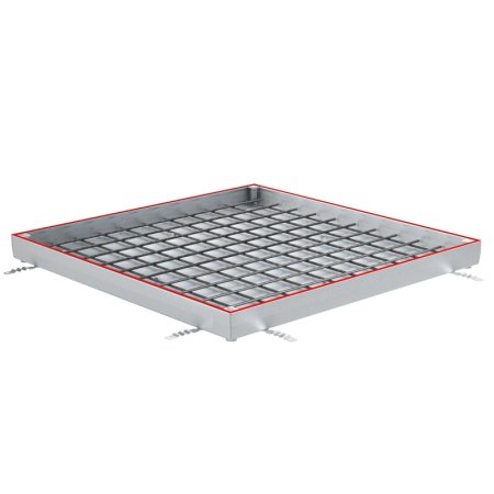 Aco Uniface SS/FR Pokrywa dostępowa 51x71x7 cm ognioodporna klasa obciążenia N 250 stal nierdzewna 447910