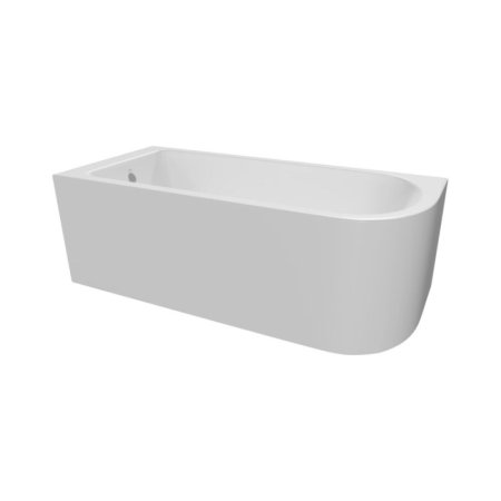 AD Naturalnie Upsala Uni Wanna wolnostojąca 170x75 cm narożna lewa biała AWW-009-170NPP-L