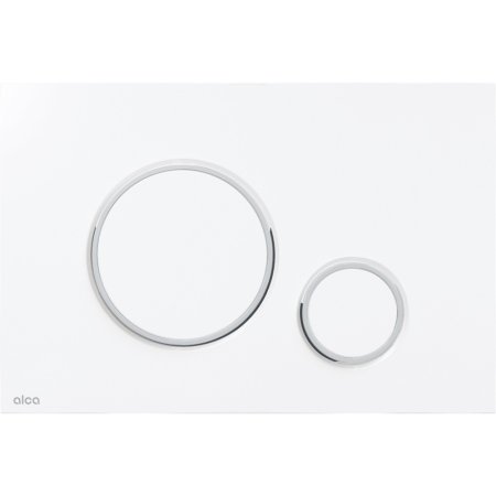 Alcaplast Thin Przycisk WC biały połysk/chrom połysk M770