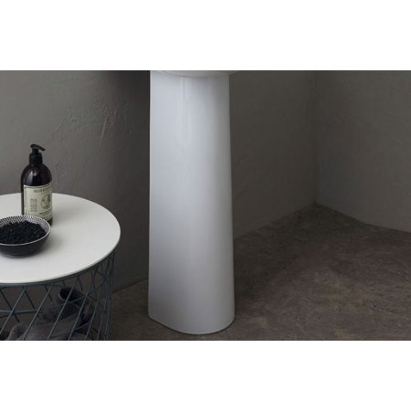 Alice Ceramica Short Postument 21,5x19x68,5 cm, biały 30210101