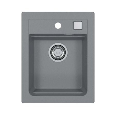 Alveus Atrox 10 Zlewozmywak granitowy jednokomorowy 50x40 cm szary 1139770