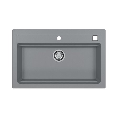 Alveus Atrox 40 Zlewozmywak granitowy jednokomorowy 79x50 cm szary 1140446
