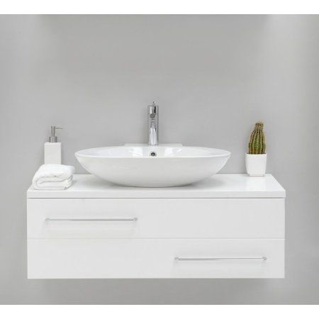 Antado Susanne Blat pod umywalkę Mia 95,2x46,8 cm, biały połysk AS-B/1-140/95-WS/668348