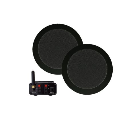 AquaSound Zestaw Wzmacniacz Bluetooth 50 W + głośniki Twist czarny mat BMN50EASY-TZ