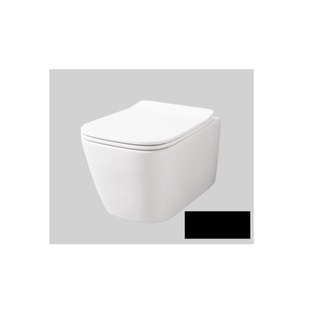 Art Ceram A16 Mini Toaleta WC podwieszana 45x36 cm bez kołnierza czarny mat ASV0051700