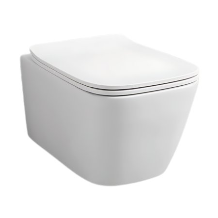 ArtCeram A16 Mini Toaleta WC podwieszana krótka 45x36 cm Rimless bez kołnierza biała ASV00501;00