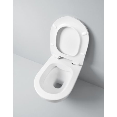 Art Ceram File 2.0 Toaleta WC wisząca 52x37 cm bez kołnierza biała  FLV0040130