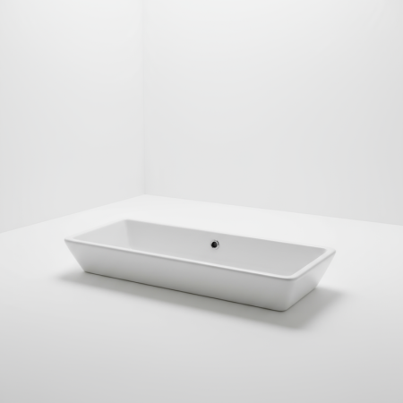 Art Ceram Gea 90 Umywalka podblatowa 90x33 cm biała L120 / GEL00201;00