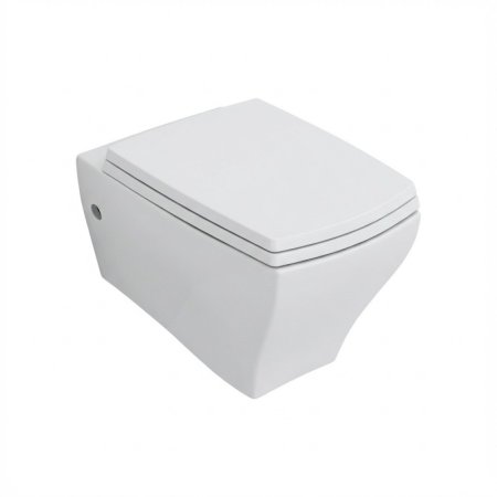 Art Ceram Jazz Zestaw Toaleta WC podwieszana 54x36 cm z deską sedesową wolnoopadającą biały JZV00101;00+JZA00601;71