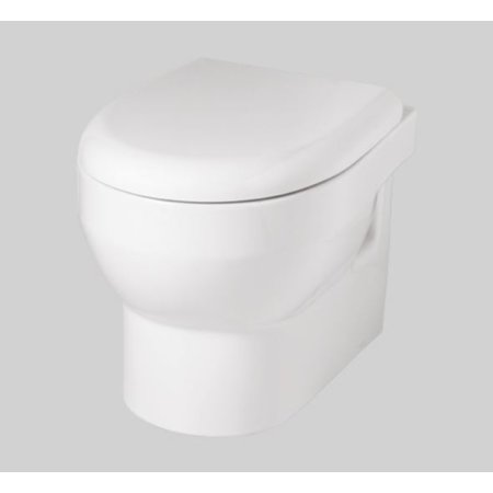 Art Ceram Smarty 2.0 Zestaw Toaleta WC bez kołnierza 50x35 cm + deska wolnopadająca biały SMV0010100+SMA001