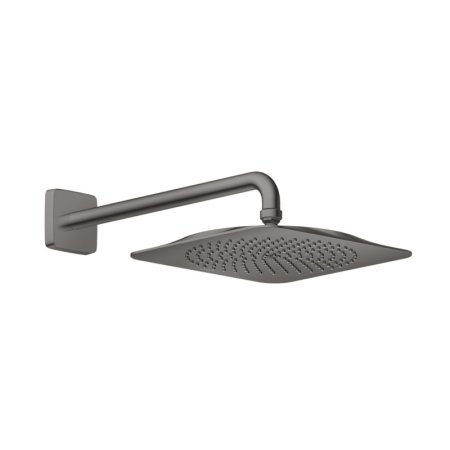 Axor Citterio C Deszczownica 27x27 cm z ramieniem ściennym czarny chrom połysk 28790330