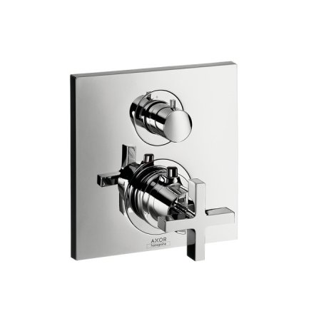 Axor Citterio Bateria wannowo-prysznicowa termostatyczna podtynkowa z zaworem odcinająco-przełączającym chrom 39725000