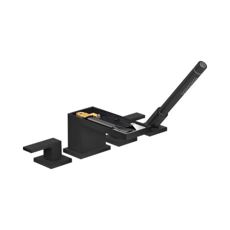 Axor MyEdition Bateria nawannowa 4 otworowa bez płytki czarny mat 47432670