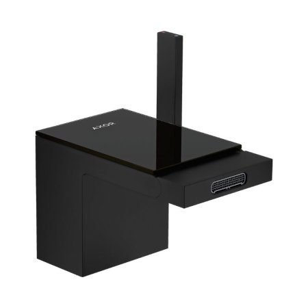Axor MyEdition Bateria bidetowa czarny mat/czarne szkło 47210670