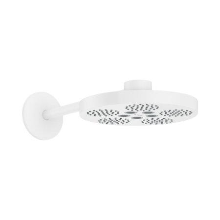 Axor One Deszczownica 28 cm z ramieniem ściennym biały mat 48492700