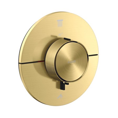 Axor ShowerSelect ID Bateria wannowo-prysznicowa termostatyczna podtynkowa mosiądz szczotkowany 36750950