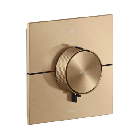 Axor ShowerSelect ID Bateria wannowo-prysznicowa termostatyczna podtynkowa zgodna z EN 1717 brąz szczotkowany 36753140