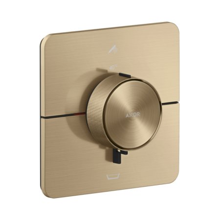 Axor ShowerSelect ID Bateria wannowo-prysznicowa termostatyczna podtynkowa zgodna z EN 1717 brąz szczotkowany 36755140