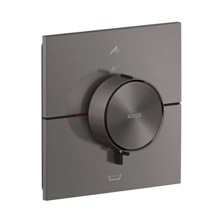 Axor ShowerSelect ID Bateria wannowo-prysznicowa termostatyczna podtynkowa zgodna z EN 1717 czarny chrom szczotkowany 36753340