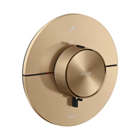 Axor ShowerSelect ID Bateria wannowo-prysznicowa termostatyczna podtynkowa zgodna z EN 1717 brąz szczotkowany 36751140