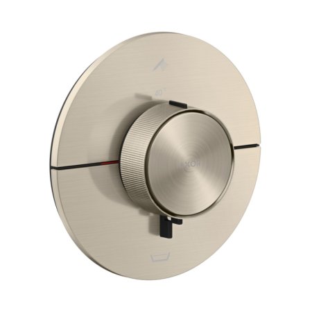 Axor ShowerSelect ID Bateria wannowo-prysznicowa termostatyczna podtynkowa zgodna z EN 1717 nikiel szczotkowany 36751820