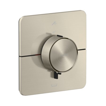 Axor ShowerSelect ID Bateria wannowo-prysznicowa termostatyczna podtynkowa zgodna z EN 1717 nikiel szczotkowany 36755820