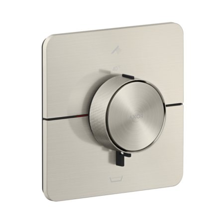 Axor ShowerSelect ID Bateria wannowo-prysznicowa termostatyczna podtynkowa zgodna z EN 1717 stal szlachetna optyczna 36755800