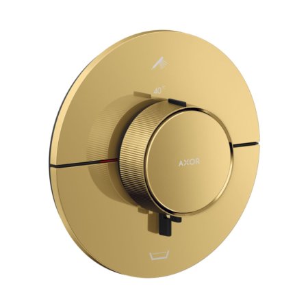 Axor ShowerSelect ID Bateria wannowo-prysznicowa termostatyczna podtynkowa zgodna z EN 1717 złoty optyczny połysk 36751990