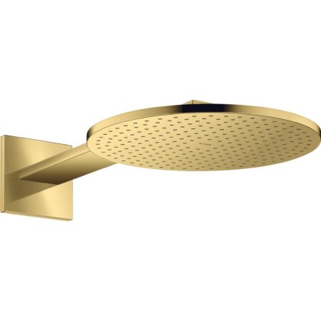 Axor ShowerSolutions Deszczownica 30 cm z ramieniem ściennym złoty optyczny polerowany 35300990