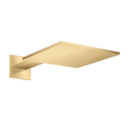 Axor ShowerSolutions Deszczownica 30x30 cm z ramieniem ściennym złoty optyczny szczotkowany 35318250