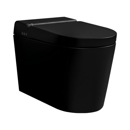 Galassia Hygea Toaleta WC myjąca + deska wolnoopadająca grafit 6200NEMT+6201NEMT