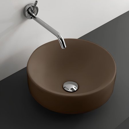 Kersan Cento Umywalka wpuszczana w blat 35 cm brązowa 355888