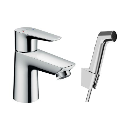 Hansgrohe Talis E Bateria umywalkowa z bidettą i korkiem klik klak chrom 71729000
